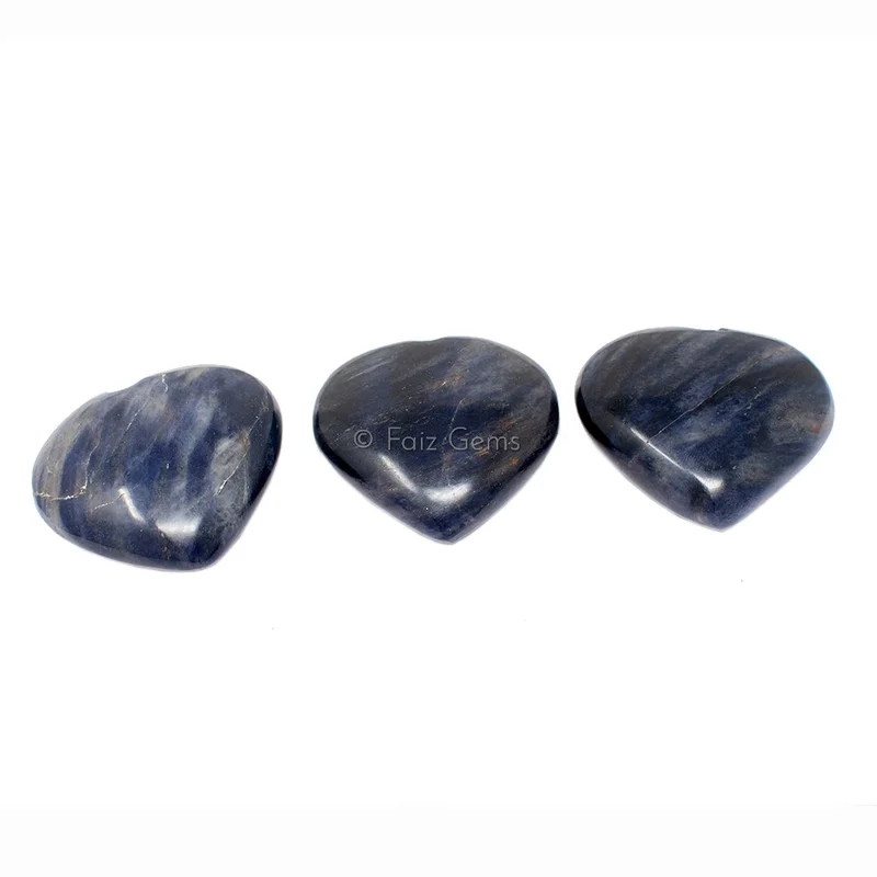 Blue Aventurine Hearts
