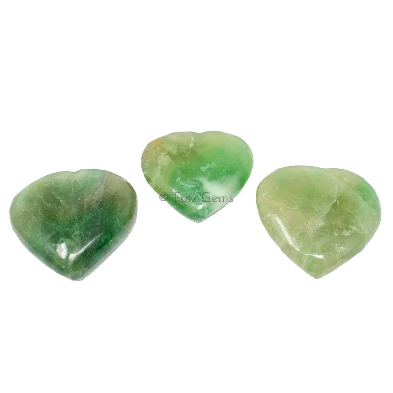 Dark Green Aventurine Hearts