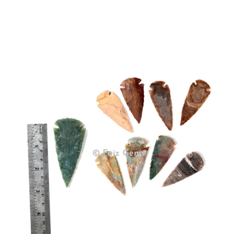 Indian Agate Arrowheads 3 Inches
