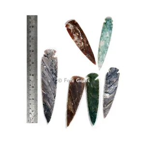 Indian Agate Arrowheads 6 Inches