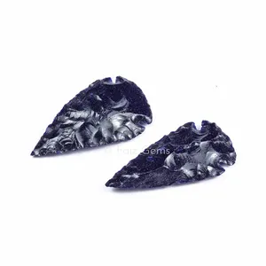 Blue Sunstone Arrowheads Of Size 1-1.5 Inches