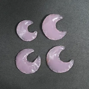 Rose Quartz Crescent Arrowheads