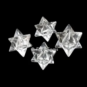 Clear Quartz Merkaba Star