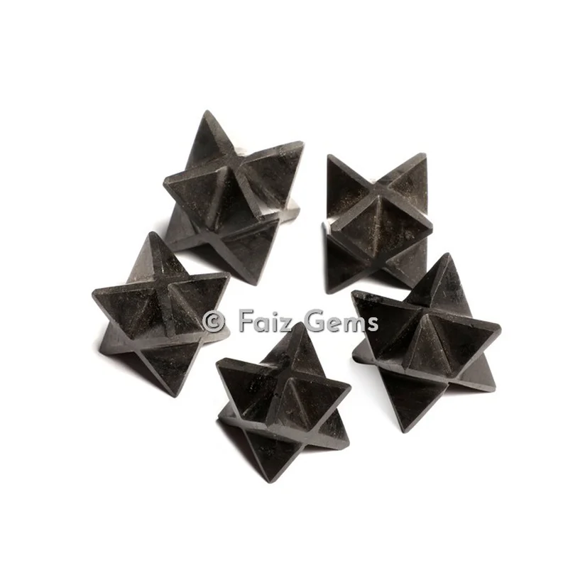 Black Tourmaline Merkaba Star
