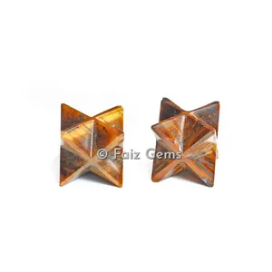 Tiger Eye Merkaba Star