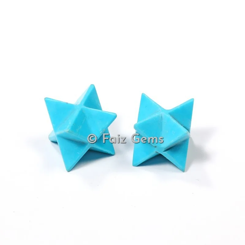 Turquoise Merkaba Star