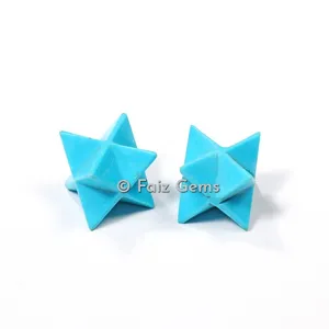 Turquoise Merkaba Star