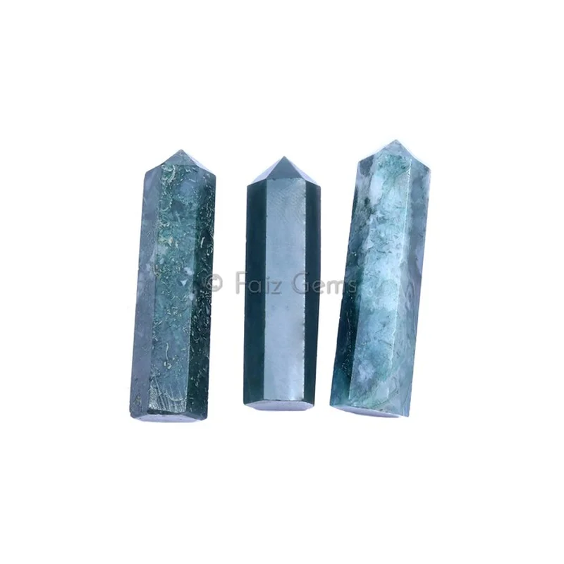 Moss Agate Pencil Point