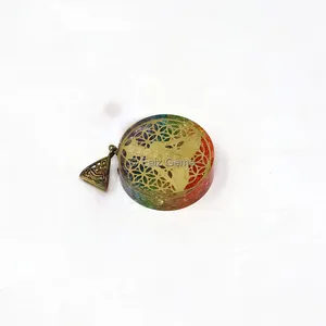 Seven Chakra with Buddha Orgone Pendant