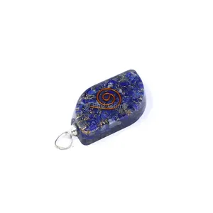 Lapis Lazuli with Copper Coil Orgone Pendant