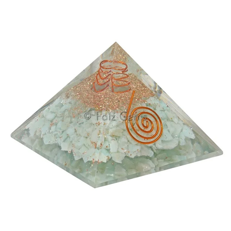 Amazonite Orgonite Pyramid