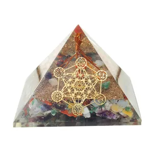 Mix Chakra OrgonitePyramids