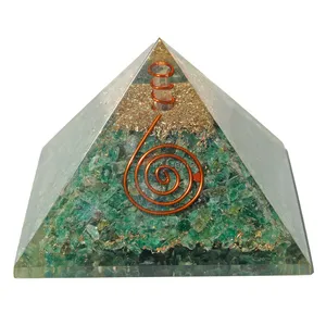 Dark Green Aventurine Orgonite Pyramids