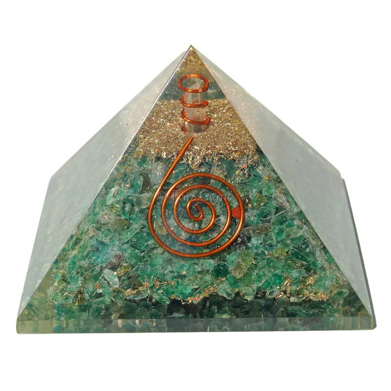 Dark Green Aventurine Orgonite Pyramids