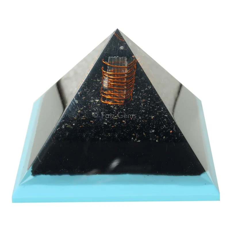 Black Tourmaline Orgone Pyramids