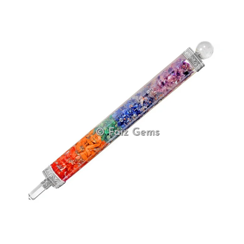 Orgonite Seven Chakra Healing Wands