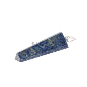 Lapis Lazuli Flat Pencil Pendants