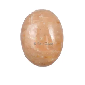 Peach Aventurine Palm Stones