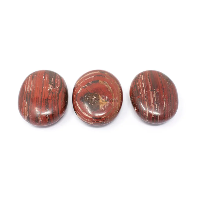 Red Jasper Palm Stones