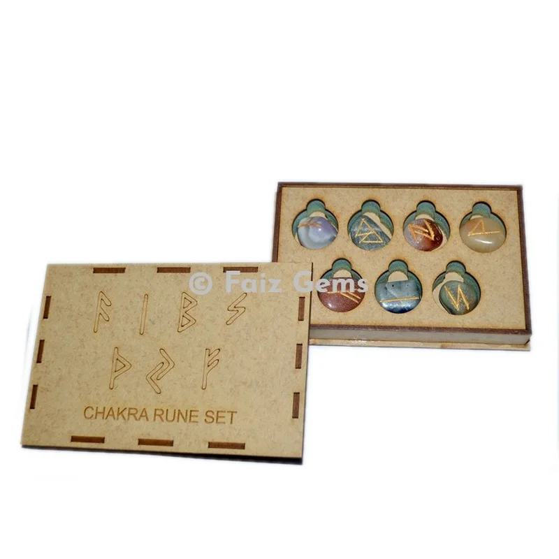 7pcs Chakra Rune Set with Box