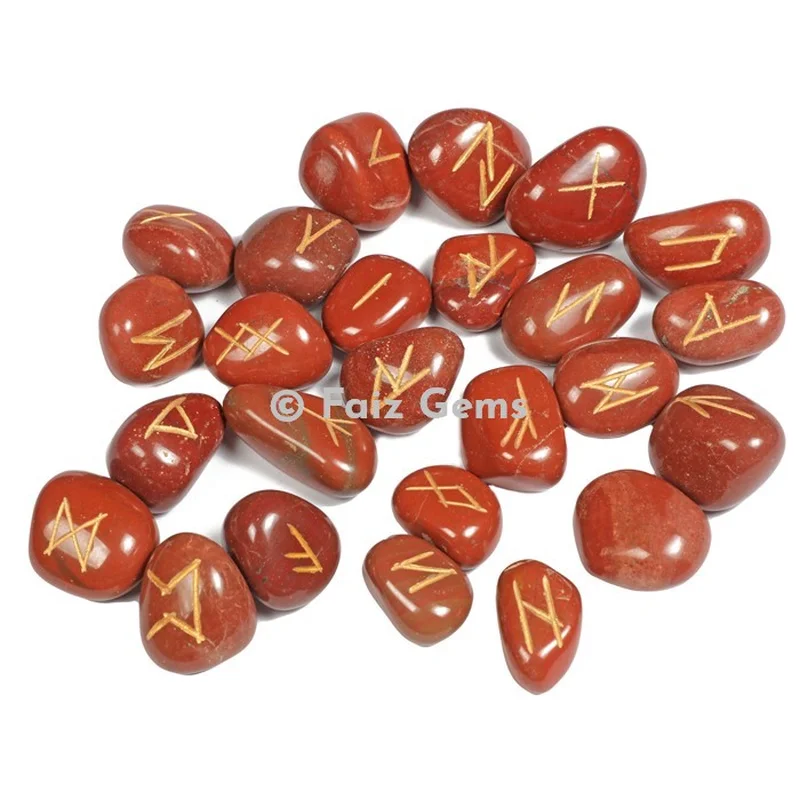 Red Jasper Rune Set