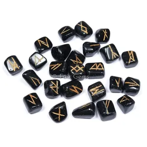 Black Tourmaline Rune Sets