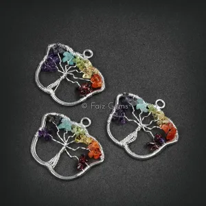 Butterfly Shape Tree of Life Pendants