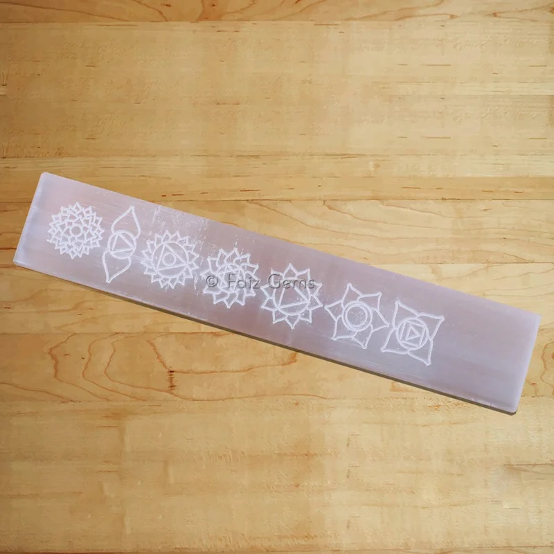 Third Eye Chakra Selenite Wand