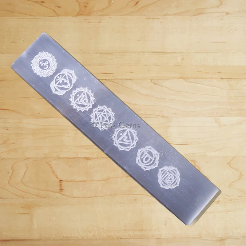 Heart Chakra Selenite W and