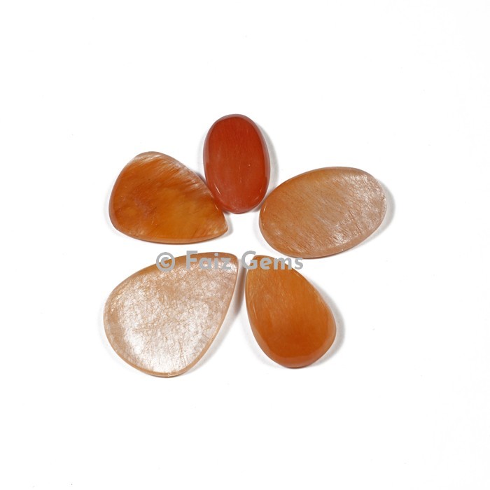 Copper Rutile Cabochons
