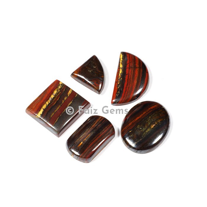 Iron Tiger Eye Cabochons