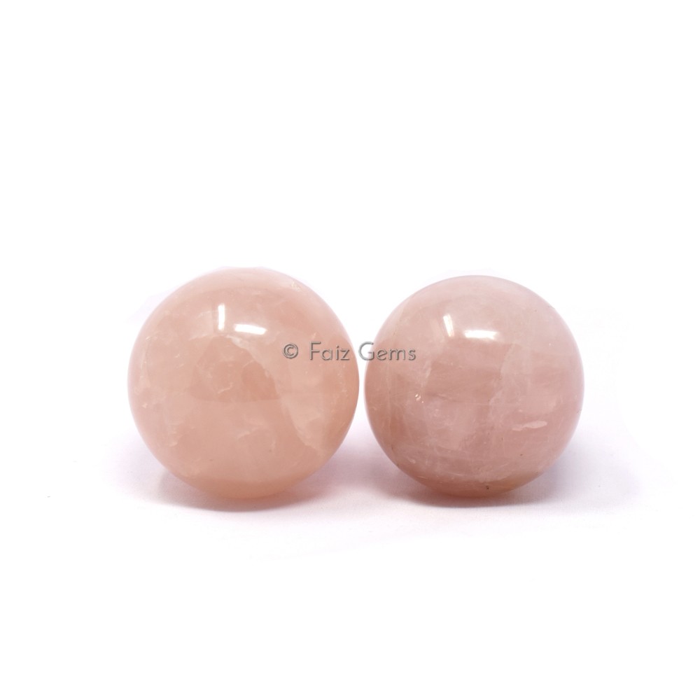 Rose Quartz Spheres