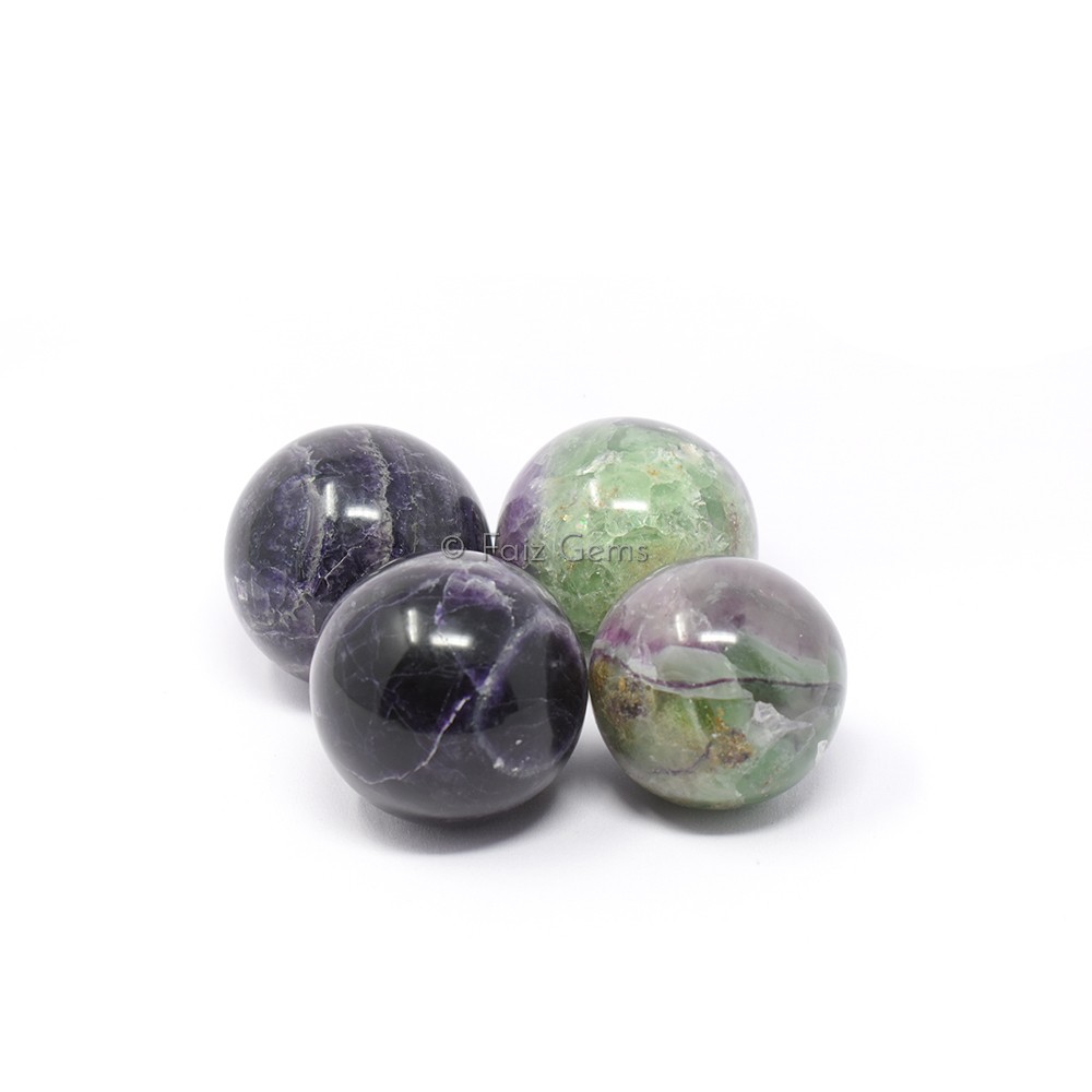 Multi Flourite Spheres