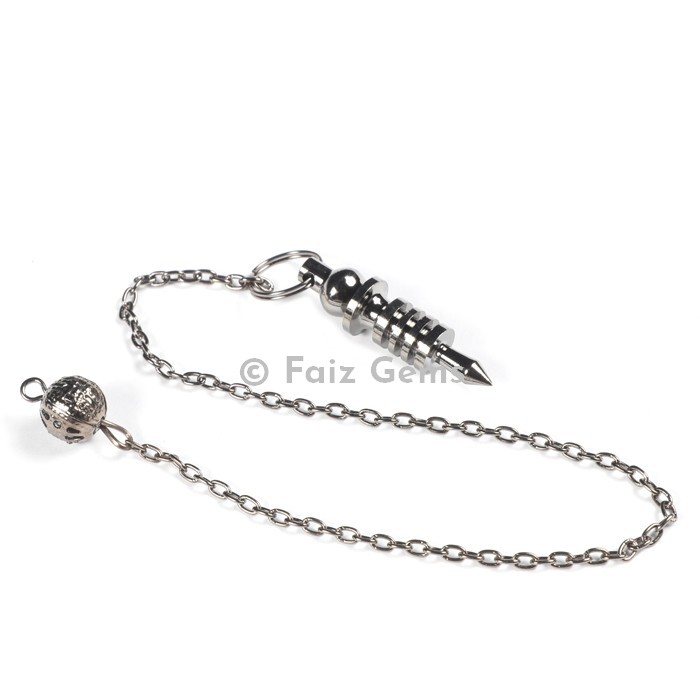 3 Plated Isis Silver Metal Metal Pendulum