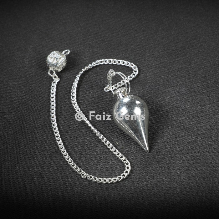 Silver Small Drop Metal Pendulum