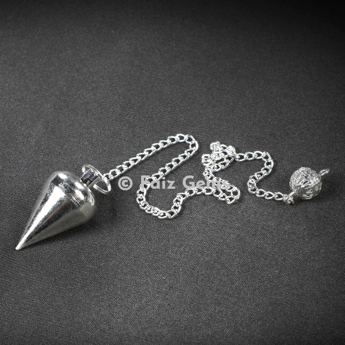 Cone Shape Silver Metal Pendulum