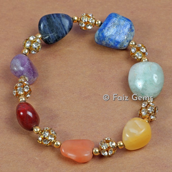 Chakra Tumbled Bracelets