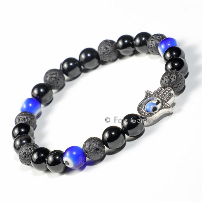 Combo Seven Chakra Bracelet With Evil Eye 3 Beads
