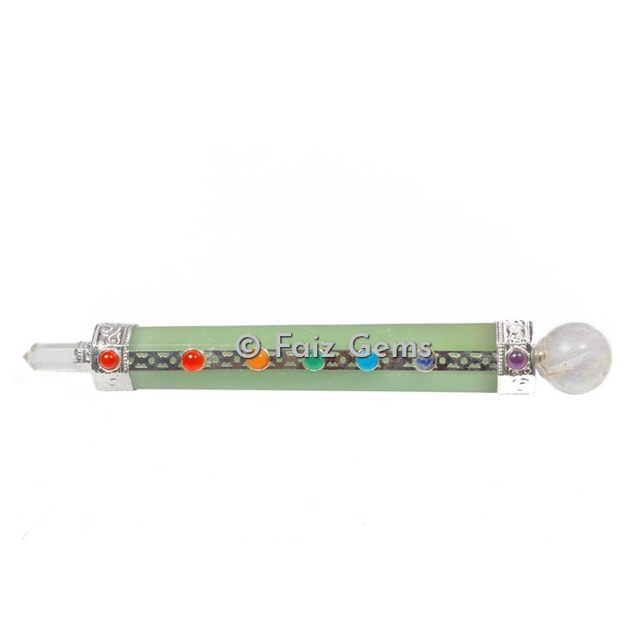 Green Aventurine Chakra Healing Wands