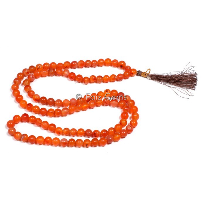 Carnelian Gemstone Japa Mala