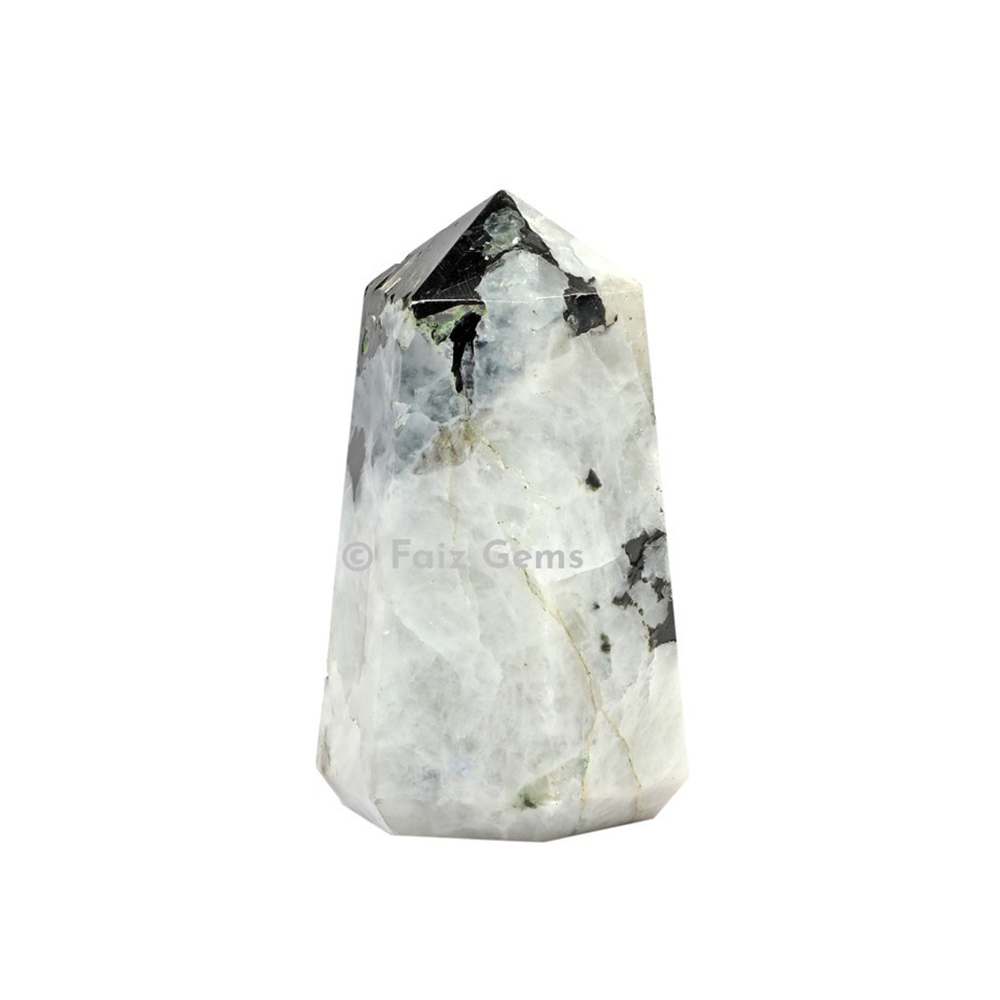 Rainbow Moonstone Obelisk