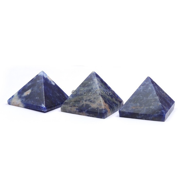 Sodalite Gemstone Pyramid