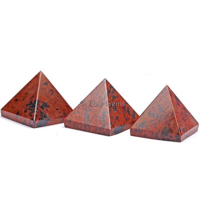 Mahogany Obsidian Gemstone Pyramids