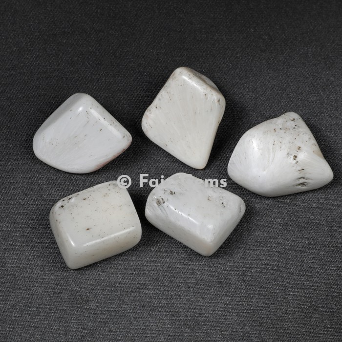 Rainbow Moonstone Tumbled Stones