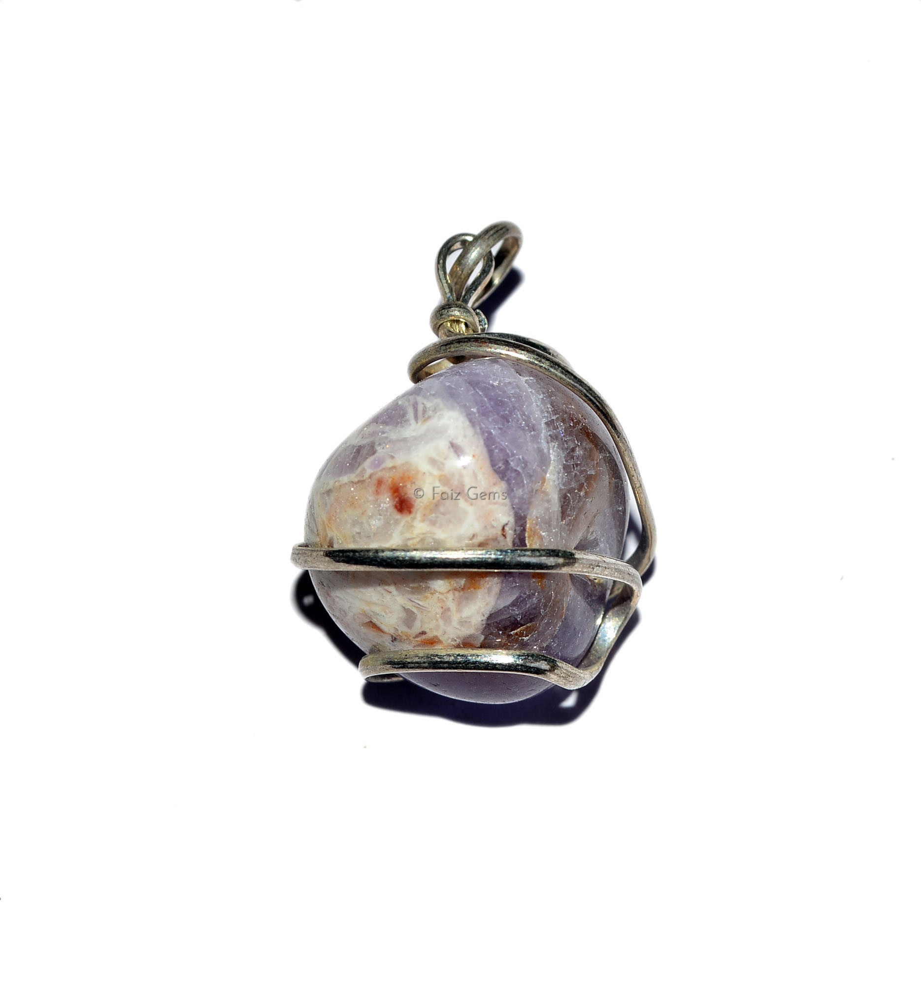 Amethyst Wire Wrap Pendants