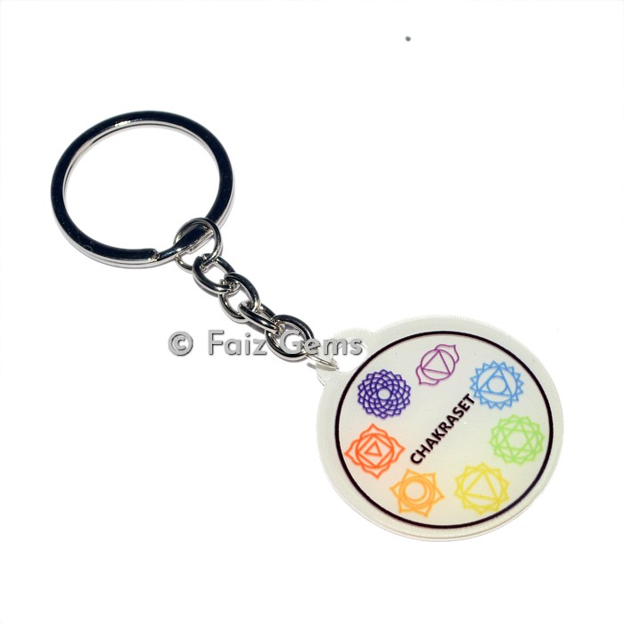 Chakra Acrylic Keyring