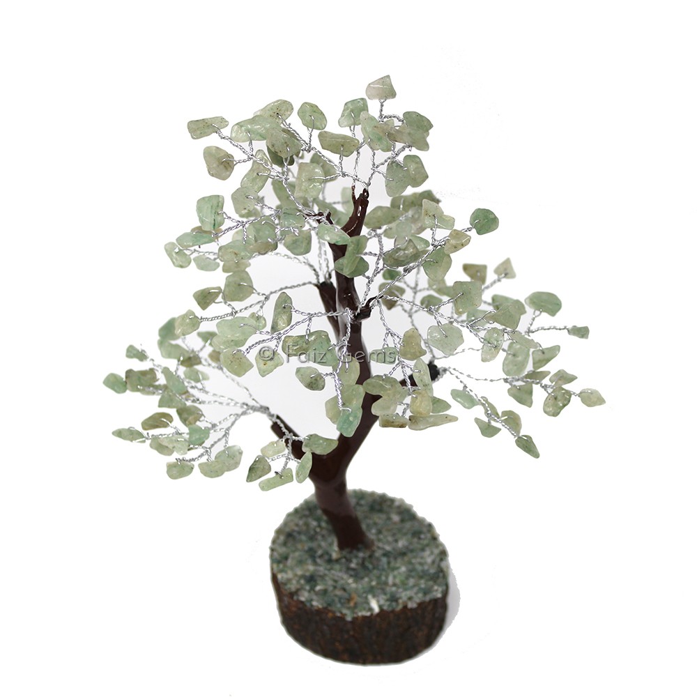 Green Aventurine Mseal Wire Tree(150 Chips)