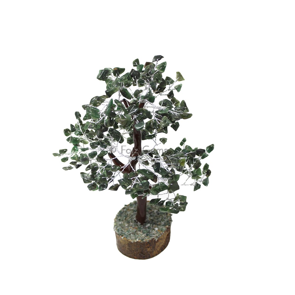 Dark Green Aventurine Mseal Wire Tree(300 Chips)