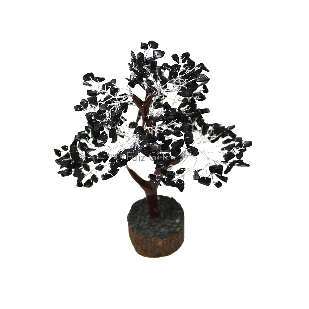 Black Agate Mseal Wire Tree(300 Chips)