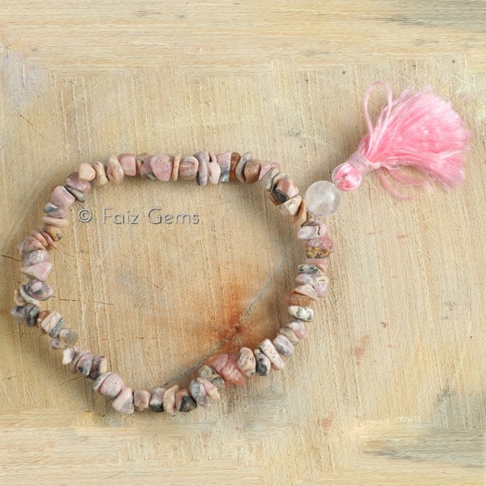 Moonstone Gemstone Power Chips Bracelets